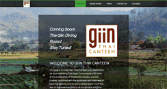 Desktop Screenshot of giinthaicanteen.com