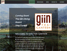 Tablet Screenshot of giinthaicanteen.com